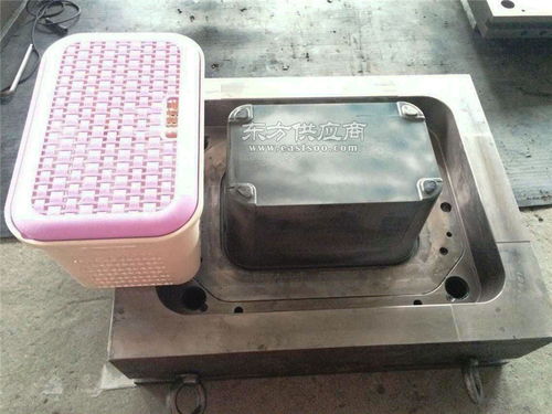 塑料帶蓋收納筐家用日用品 模具加工設計與關鍵工藝解析